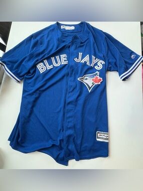 Blue Jays Majestic Blue Baseball Jersey